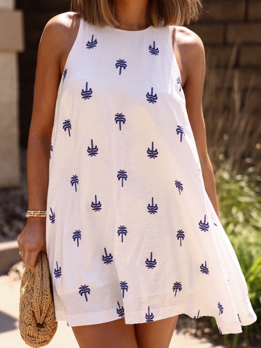NWT Vestique Carolina Palms Dress